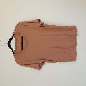 A New Day Burnt Orange Ribbed Shirt